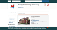 Desktop Screenshot of bip.powiatnidzicki.pl